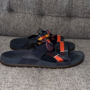 Chaco Women's Lowdown Slide multi color adjustable straps size 8